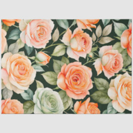 Kleurrijke Cottage Garden Flowers Art Tissue Paper Tissuepapier