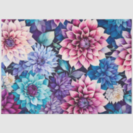 Kleurrijke Cottage Garden Flowers Art Tissue Paper Tissuepapier