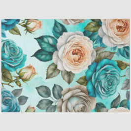 Kleurrijke Cottage Garden Flowers Art Tissue Paper Tissuepapier