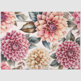 Kleurrijke Cottage Garden Flowers Art Tissue Paper Tissuepapier