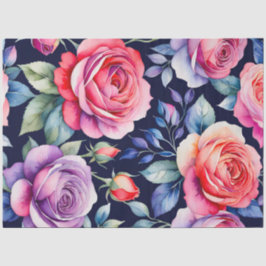 Kleurrijke Cottage Garden Flowers Art Tissue Paper Tissuepapier