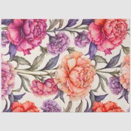 Kleurrijke Cottage Garden Flowers Art Tissue Paper Tissuepapier
