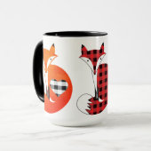 Kleurrijke Country Fox Design Mok (Voorkant links)