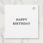 Kleurrijke Crackle Paper Art Gift Labels (Achterkant)