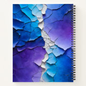Kleurrijke Crackle Paper Art Spiral Notitieboek (Achterkant)