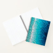 Kleurrijke Crackle Paper Art Spiral Notitieboek (Binnen)
