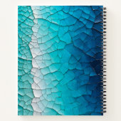 Kleurrijke Crackle Paper Art Spiral Notitieboek (Achterkant)