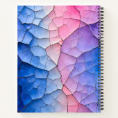Kleurrijke Crackle Paper Art Spiral Notitieboek (Achterkant)