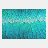 Kleurrijke Crackle Paper Art Wrapping Paper Sheets (Voorkant 3)