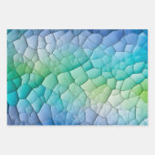 Kleurrijke Crackle Paper Art Wrapping Paper Sheets (Voorkant)
