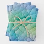 Kleurrijke Crackle Paper Art Wrapping Paper Sheets