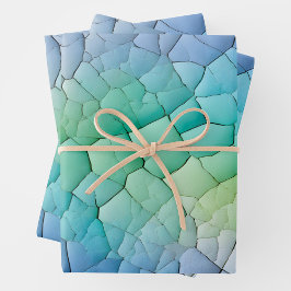 Kleurrijke Crackle Paper Art Wrapping Paper Sheets