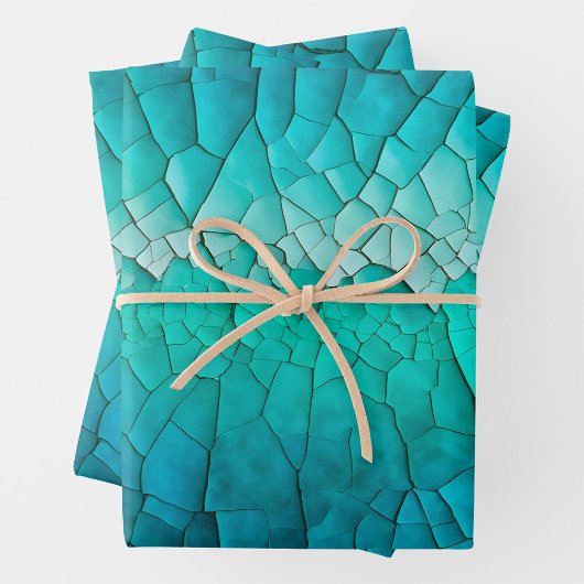 Kleurrijke Crackle Paper Art Wrapping Paper Sheets