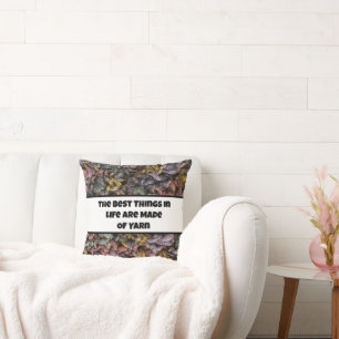 Kleurrijke Crafter Knit Haak Crafty Love Yarn Kussen