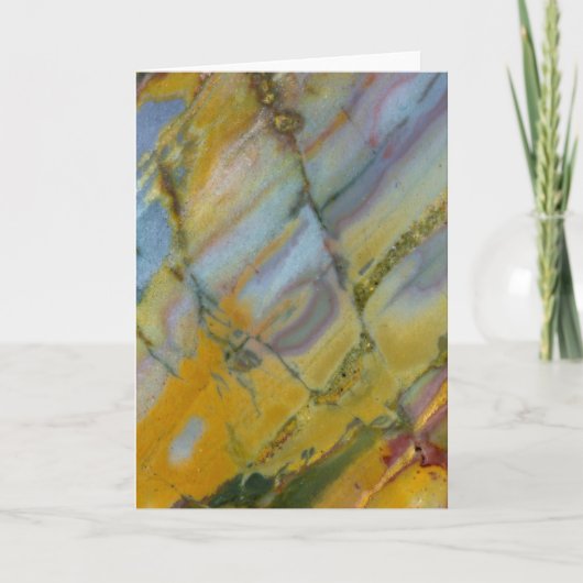 Kleurrijke Crayola-jaspis Kaart (Voorkant)