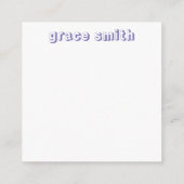 Kleurrijke Crayons Lunchnotities Informatiekaartje (Achterkant)