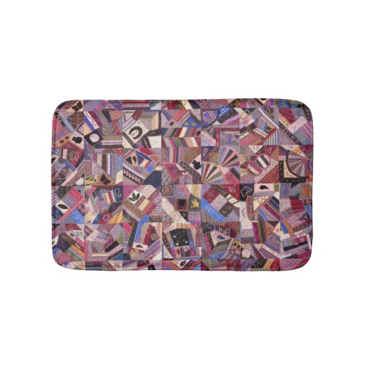 Kleurrijke  Crazy Quilt Badmat (Voorkant)