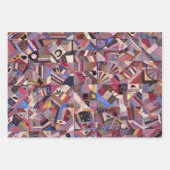 Kleurrijke  Crazy Quilt Inpakpapier Vel (Voorkant 2)