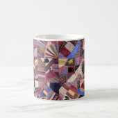 Kleurrijke  Crazy Quilt Koffiemok (Center)