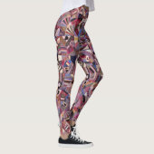 Kleurrijke Crazy Quilt Leggings (Rechts)