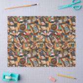 kleurrijke Crazy Quilt Tissuepapier (Craft)