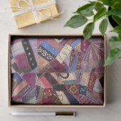 Kleurrijke Crazy Quilt Tissuepapier (Geschenk)