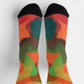 Kleurrijke Crazy Sokken Kunst op Sokken (Top)