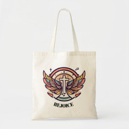 Kleurrijke Cross Agnel Wings verheugen zich Tote Bag