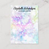 Kleurrijke Crystal Diamond Sieraden Houder Display Visitekaartje (Voorkant)