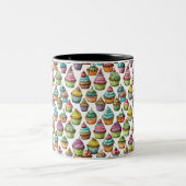 Kleurrijke Cupcake Mok – Zoet je slokjes (Center)