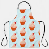 Kleurrijke cupcake schort (Voorkant)