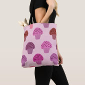 Kleurrijke Cupcakes Tote Bag (Dichtbij)