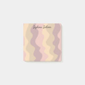 Kleurrijke curven aangepast grafisch logo aangepas post-it® notes (Voorkant)