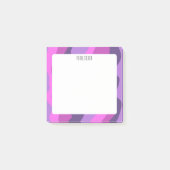Kleurrijke curven aangepast grafisch logo aangepas post-it® notes (Voorkant)