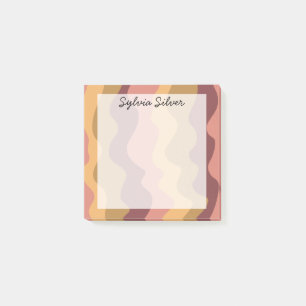 Kleurrijke curven aangepast grafisch logo aangepas post-it® notes