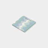 Kleurrijke curven aangepast grafisch logo aangepas post-it® notes (Schuin)