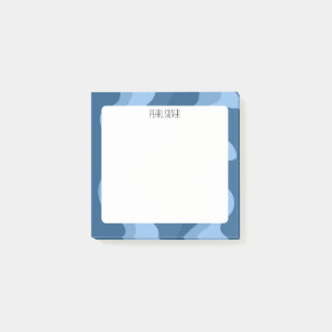 Kleurrijke curven aangepast grafisch logo aangepas post-it® notes