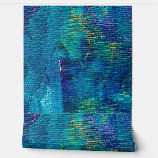 Kleurrijke Custom 2' * 12' Getextureerde Vinyl Behang