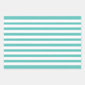 Kleurrijke Custom en White Stripes Happy Birthday Inpakpapier Vel (Voorkant 2)