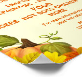 Kleurrijke Custom HERFST FESTIVAL Flyer Advertenti Poster (Hoek)