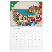 Kleurrijke Custom Italië 2024 Kalender (Mar 2026)