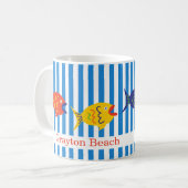 Kleurrijke Custom Whimsical Fish Mok (Voorkant links)