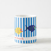 Kleurrijke Custom Whimsical Fish Mok (Center)