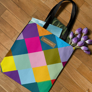 Kleurrijke Cute Chic Trendy Stijlvolle Tote Bag