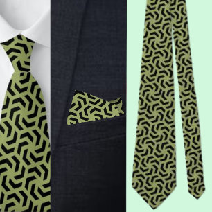 Kleurrijke Cute Geometrische Patroon Nekdas Stropdas