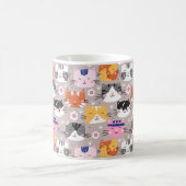 Kleurrijke Cute Katten Koffiemok (Center)
