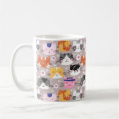 Kleurrijke Cute Katten Koffiemok (Links)