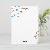 Kleurrijke Cute Kids Rotsbeklimmen Bedankkaart (Staand voorkant)