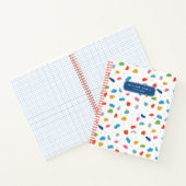 Kleurrijke Cute Kids Rotsbeklimmen Notitieboek (Binnen)