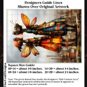 Kleurrijke Cute Steampunk Feeën EK6R Decoupage Tissuepapier